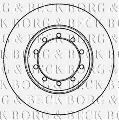 BORG & BECK bbd5301 -  Тормозной диск